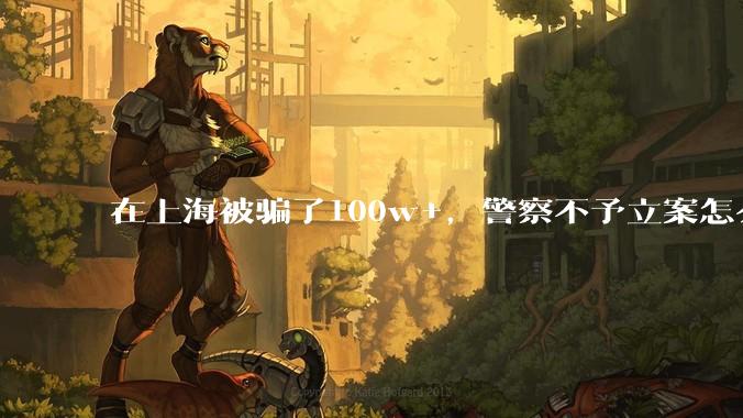 在上海被骗了100w+，警察不予立案怎么办？